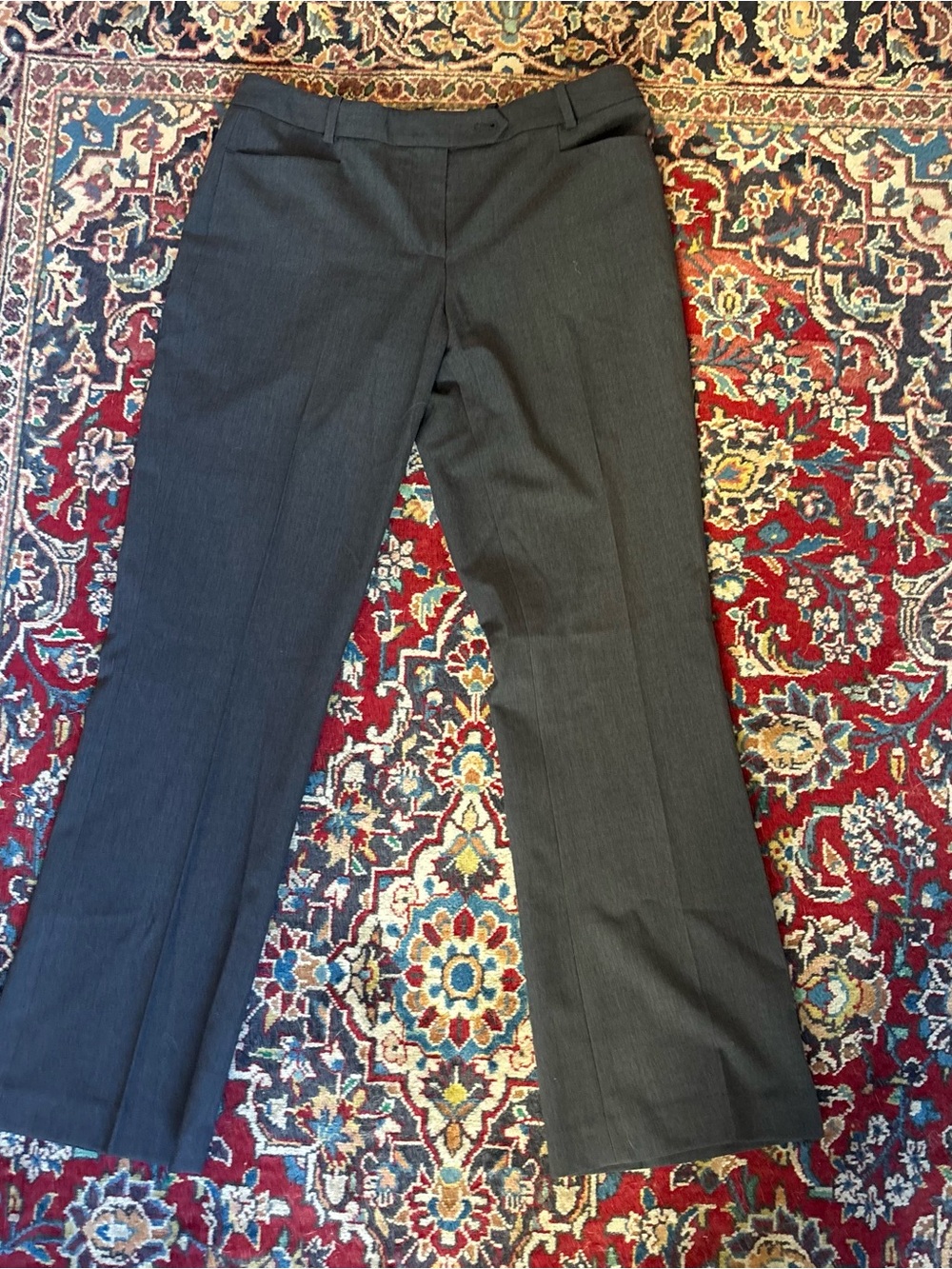 Calvin Klein Women's Charcoal Boot Cut Dress Pants